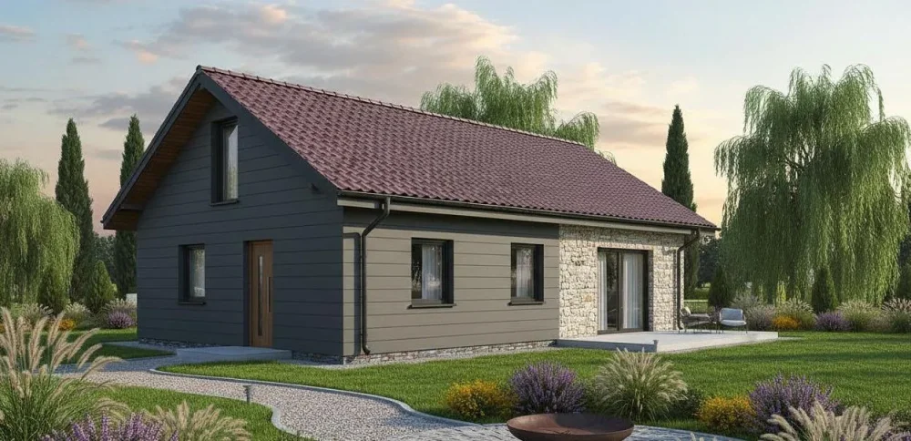 Проект Одноэтажный дом 13 на 9, 79 м2