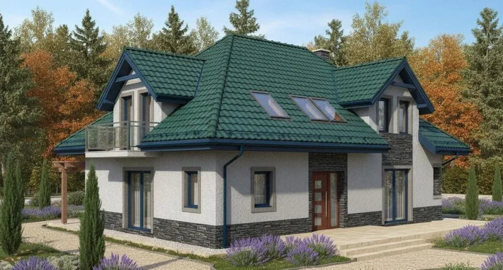 Проект Двухэтажный дом 14 на 19, 209 м2