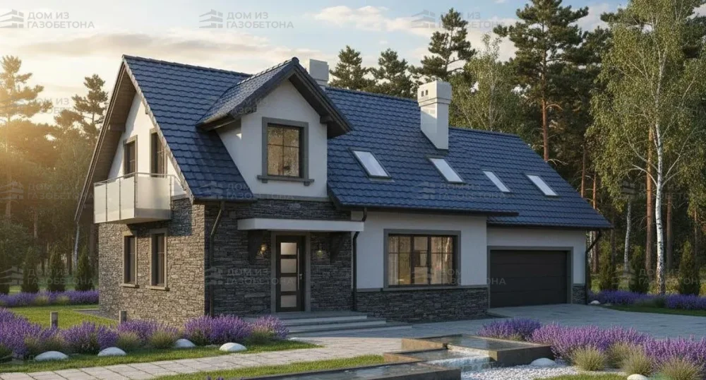 Проект Двухэтажный дом 17 на 12, 202 м2