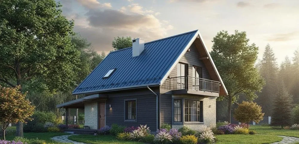 Проект Двухэтажный дом 7 на 10, 165 м2