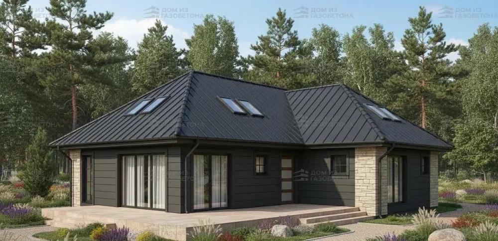 Проект Двухэтажный дом 17 на 12, 188 м2